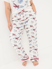 FatFace Shelter Eva Ivory Pyjama Bottoms - Image 1 of 9