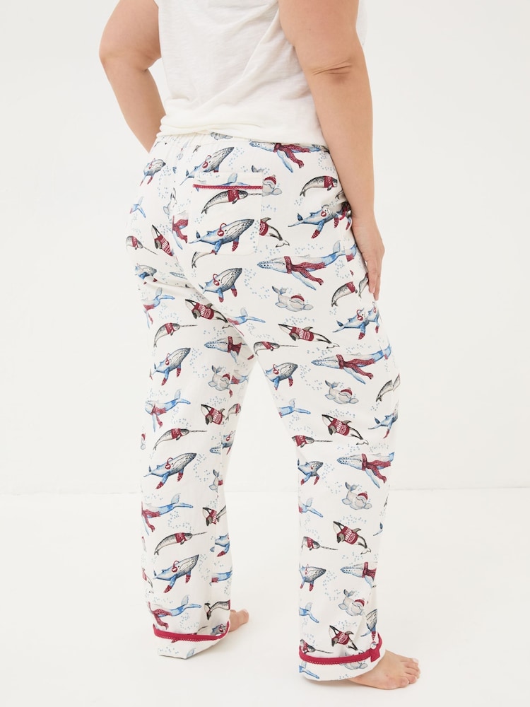 FatFace Shelter Eva Ivory Pyjama Bottoms - Image 2 of 9
