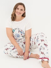 FatFace Shelter Eva Ivory Pyjama Bottoms - Image 4 of 9