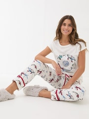 FatFace Shelter Eva Ivory Pyjama Bottoms - Image 5 of 9