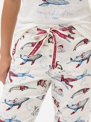 FatFace Shelter Eva Ivory Pyjama Bottoms - Image 7 of 9