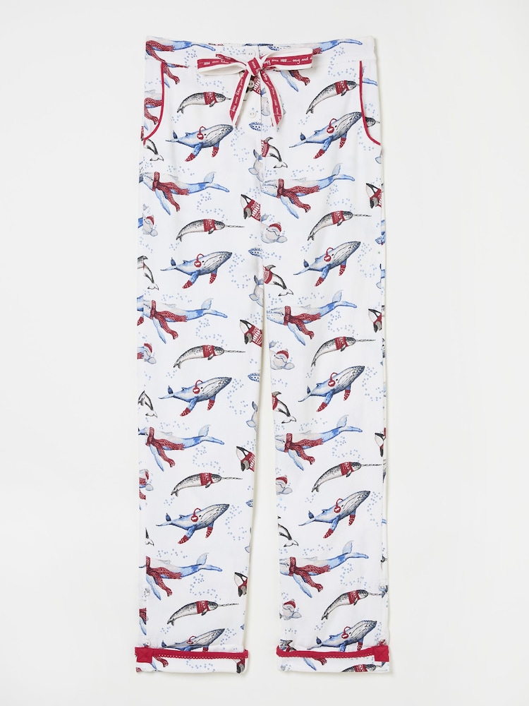 FatFace Shelter Eva Ivory Pyjama Bottoms - Image 9 of 9