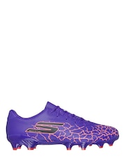 Skechers Purple Gold Firm Ground Football Boots - Image 1 of 5