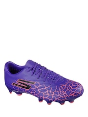 Skechers Purple Gold Firm Ground Football Boots - Image 2 of 5