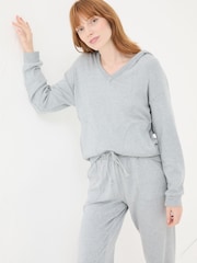 FatFace Hannah Grey Lounge Hoodie - Image 1 of 10