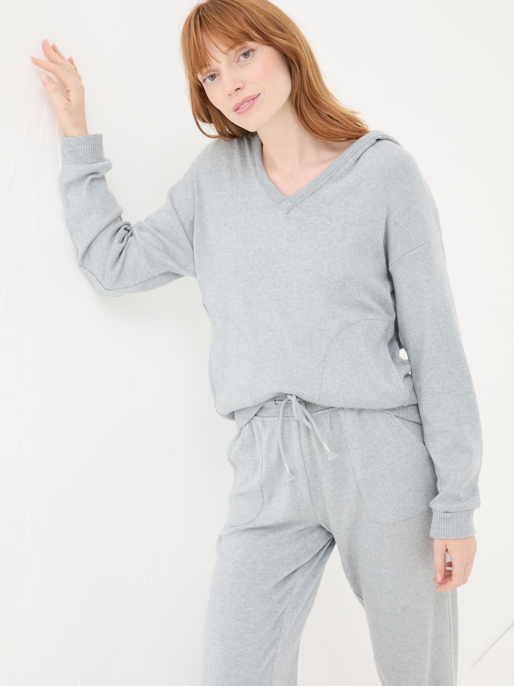 FatFace Hannah Grey Lounge Hoodie - Image 1 of 10