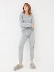 FatFace Hannah Grey Lounge Hoodie - Image 3 of 10
