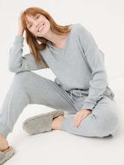 FatFace Hannah Grey Lounge Hoodie - Image 6 of 10
