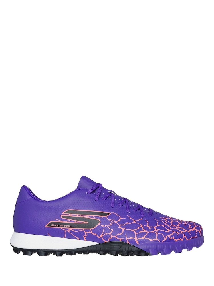 Skechers Purple Gold Turf Football Boots - Image 1 of 5