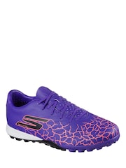 Skechers Purple Gold Turf Football Boots - Image 3 of 5