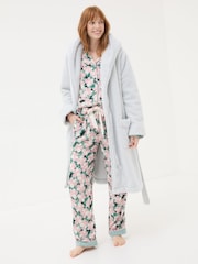 FatFace Snuggle Grey Dressing Gown - Image 1 of 6