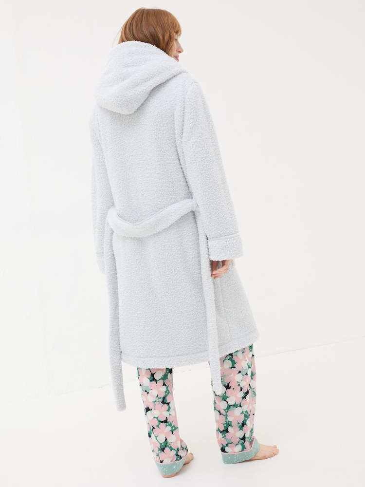 FatFace Snuggle Grey Dressing Gown - Image 2 of 6