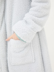 FatFace Snuggle Grey Dressing Gown - Image 5 of 6
