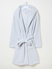 FatFace Snuggle Grey Dressing Gown - Image 6 of 6