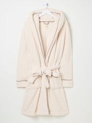 FatFace Snuggle Ivory Dressing Gown - Image 10 of 10