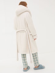 FatFace Snuggle Ivory Dressing Gown - Image 2 of 10