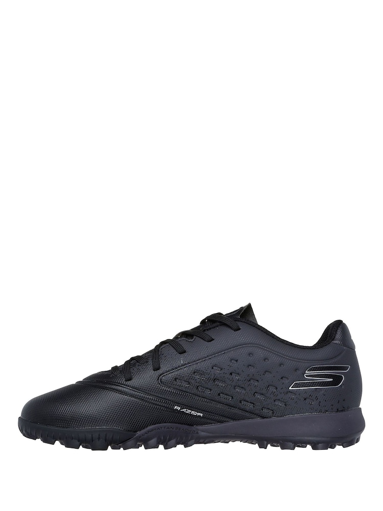 Skechers Black Razor Jr Youth Turf Ground Football Boots - Image 2 of 5