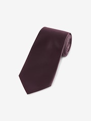 Burgundy Red Silk Tie - Image 1 of 3