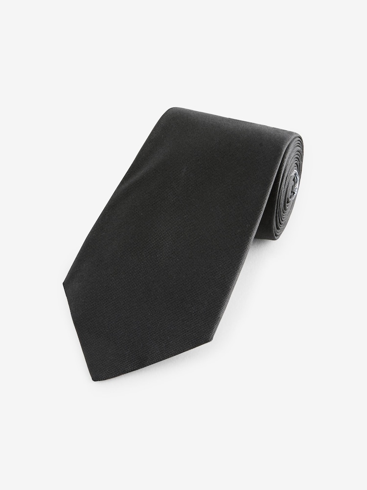 Black Silk Tie - Image 1 of 3