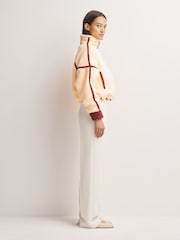 Free People Cream Mountain High 1/2 Zip Fleece - Image 4 of 6
