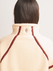 Free People Cream Mountain High 1/2 Zip Fleece - Image 5 of 6