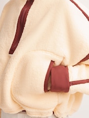 Free People Cream Mountain High 1/2 Zip Fleece - Image 6 of 6