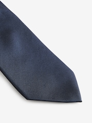 Navy Blue Silk Tie - Image 3 of 3