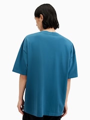 AllSaints Blue Subverse Crew T-Shirt - Image 2 of 5