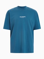 AllSaints Blue Subverse Crew T-Shirt - Image 5 of 5