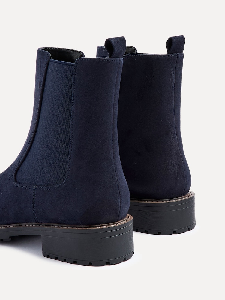 Linzi Blue Dalston Chelsea Boots With Stretch Panel - Image 5 of 5