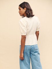 Nobody's Child White Ria Blouse - Image 2 of 5