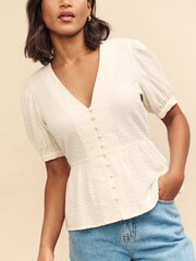 Nobody's Child White Ria Blouse - Image 4 of 5