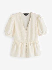 Nobody's Child White Ria Blouse - Image 5 of 5