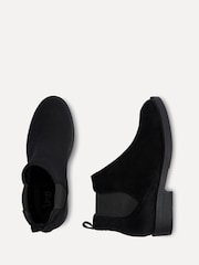 Linzi Black Suede Karina Chelsea Boots With Stretch Side Panel - Image 5 of 6