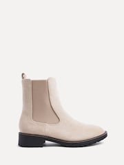 Linzi Nude Dalston Chelsea Boots With Stretch Panel - Image 2 of 5