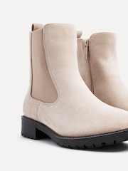 Linzi Nude Dalston Chelsea Boots With Stretch Panel - Image 4 of 5