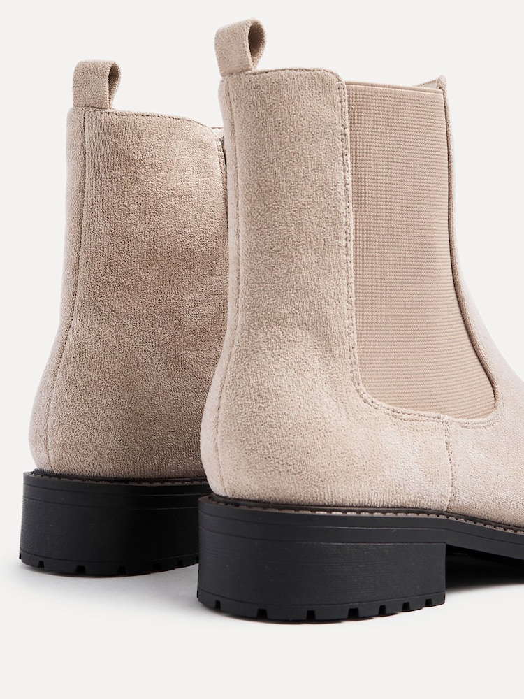 Nude - Linzi Dalston Chelsea Boots With Stretch Panel - Image 5 of 5 Nude - Linzi Dalston Chelsea Boots With Stretch Panel - Image 5 of 5
