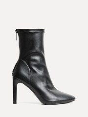 Linzi Black West Pointed Toe Ankle Boots With Stiletto Heel - Image 2 of 5