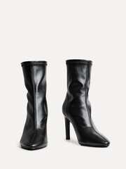 Linzi Black West Pointed Toe Ankle Boots With Stiletto Heel - Image 3 of 5