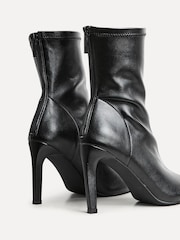 Linzi Black West Pointed Toe Ankle Boots With Stiletto Heel - Image 5 of 5