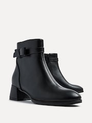 Linzi Black Sable Block Heeled Ankle Boots - Image 5 of 5