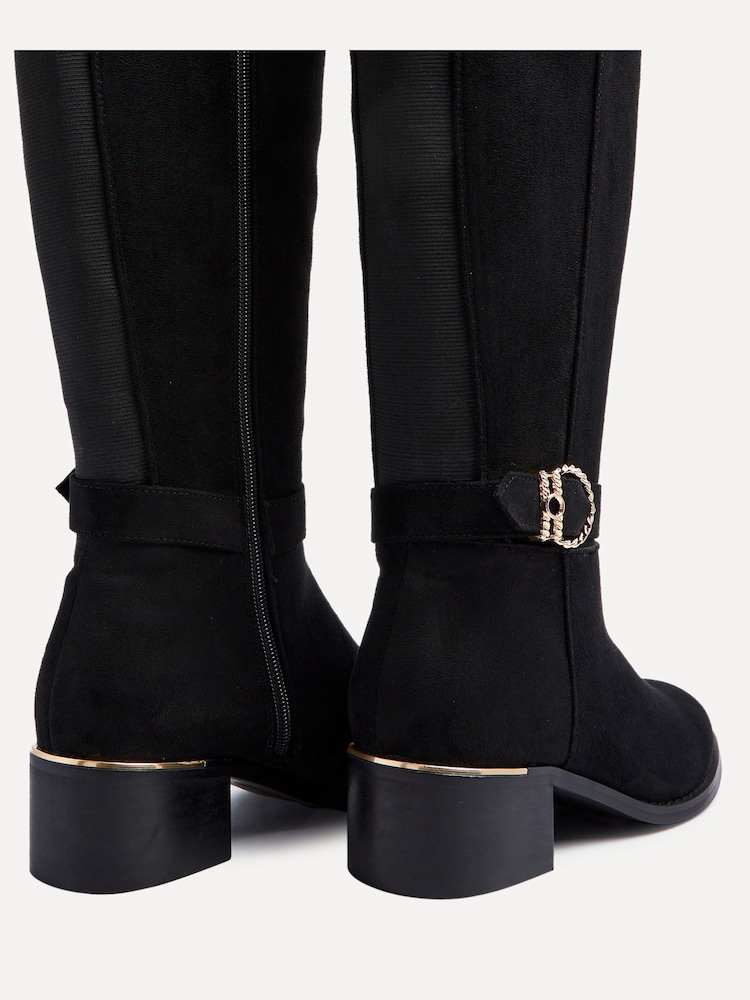 Linzi Gwen Stiefel mit hohem Schaft und Schnallendetail - Bild 5 von 5 Linzi Gwen Stiefel mit hohem Schaft und Schnallendetail - Bild 5 von 5
