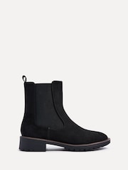 Black - Linzi Dalston Chelsea Boots With Stretch Panel - Image 2 of 5