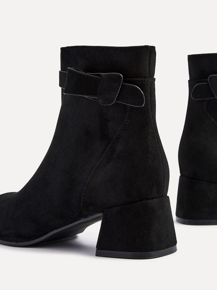 Camurça preta - Botas de salto bloco Linzi Sable - Imagem 6 de 6