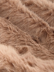 Neutral Faux Fur Coat - Image 8 of 8