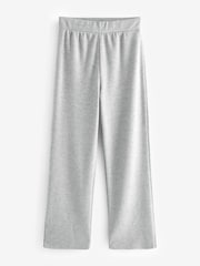 Gri - Pantaloni Cosy Soft Touch Co-ord cu picioare largi - Image 6 of 7