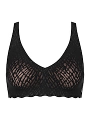 Sloggi ZERO Feel Bliss Soft Black Bra - Image 5 of 6