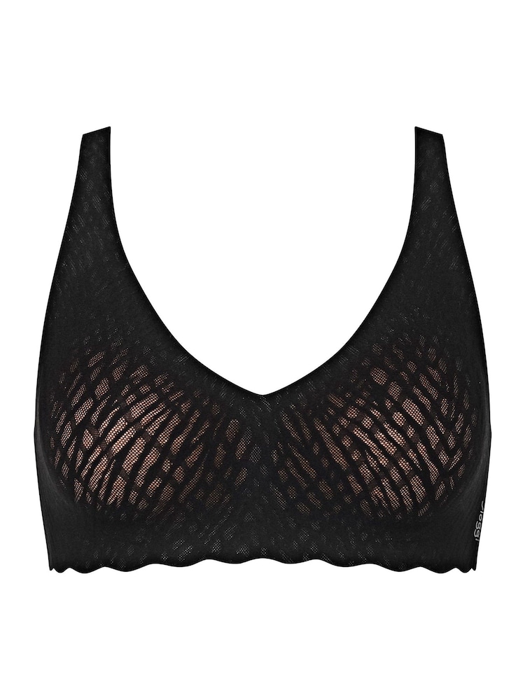 Sloggi ZERO Feel Bliss Soft Black Bra - Image 5 of 6