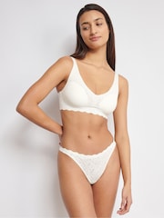 Sloggi ZERO Feel Bliss Soft White Bra - Image 3 of 6