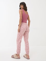FatFace Cora Pink Floral 100% Cotton Pyjama Bottoms - Image 2 of 8